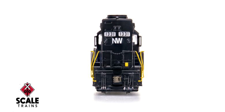Scaletrains SXT41921 EMD GP40 Phase Ia3, Norfolk & Western/High Hood #1331 - ESU v5.0 DCC & Sound HO Scale