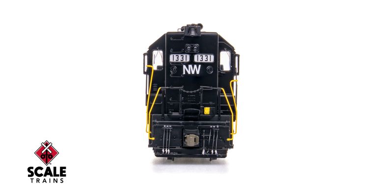 Scaletrains SXT41921 EMD GP40 Phase Ia3, Norfolk & Western/High Hood #1331 - ESU v5.0 DCC & Sound HO Scale