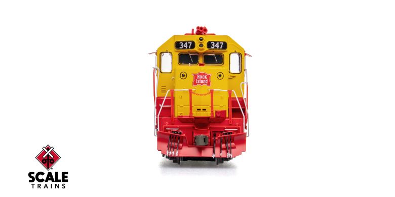 Scaletrains SXT41943 EMD GP40 Phase Ia3, Rock Island/Red & Yellow #353 - ESU v5.0 DCC & Sound HO Scale