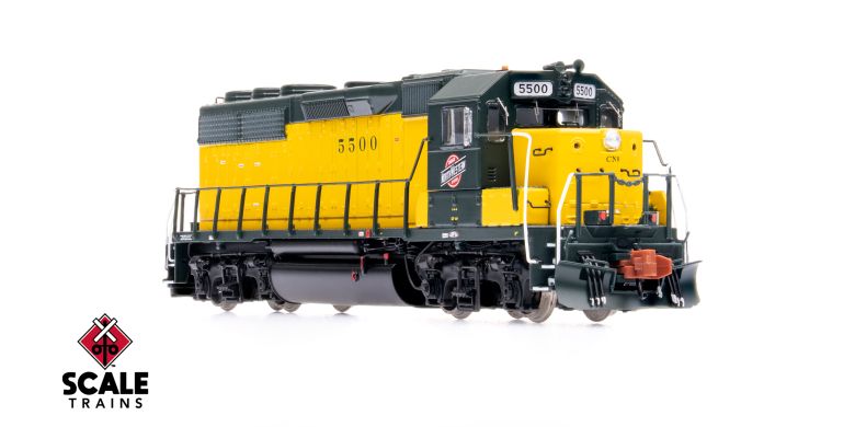 Scaletrains SXT41947 EMD GP40 Phase Ia, Chicago & NorthWestern/OY Scheme/C&NW Scheme #5504 - DCC & Sound N Scale