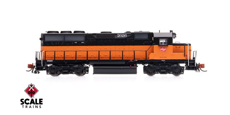 Scaletrains SXT41983 EMD GP40 Phase Ia3, Milwaukee Road/1960s-1970s Era #2029 - DCC & Sound N Scale
