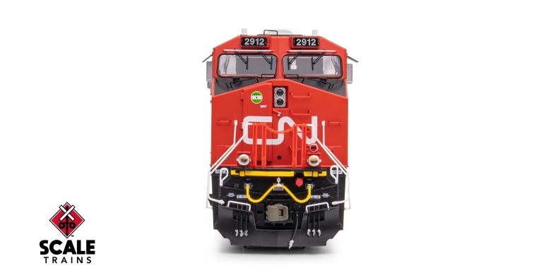 ScaleTrains SXT42088 Rivet Counter HO Scale GE ES44AC, Canadian National #2912 DCC & Sound HO Scale