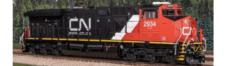 ScaleTrains SXT42094 Rivet Counter HO Scale GE ES44AC, Canadian National #2934 DCC & Sound HO Scale