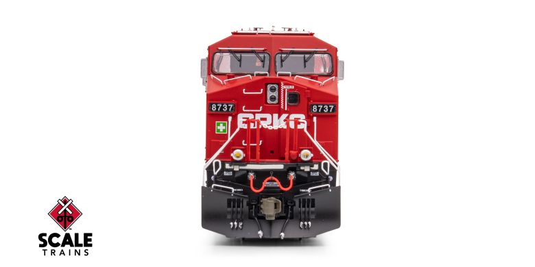 ScaleTrains SXT42100 Rivet Counter HO Scale GE ES44AC, CPKC #8737 DCC & Sound HO Scale