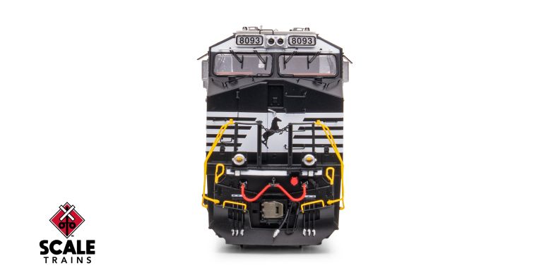 ScaleTrains SXT42102 Rivet Counter HO Scale GE ES44AC, Norfolk Southern/Horsehead/PTC #8093 DCC & Sound HO Scale