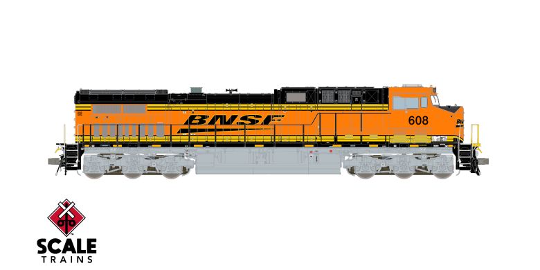 ScaleTrains SXT42238 Rivet Counter AC44C4M, BNSF/Heritage III/PTC #601 DCC & Sound HO Scale