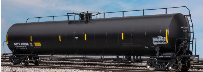 Scaletrains SXT42416 ARI 33K Gallon Spiral Jacketed Tank Car, GE Rail Services/White Lettering/LPG/Early/NATX #400024 HO Scale