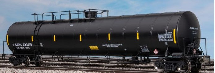 Scaletrains SXT42448 ARI 33K Gallon Spiral Jacketed Tank Car, American Railcar Leasing/LPG/Intermediate/SHPX #222232 HO Scale