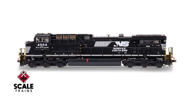 ScaleTrains SXT42474 Rivet Counter Wabtec AC44C6M, Norfolk Southern/Horsehead/Sinewave #4749 DCC & Sound HO Scale