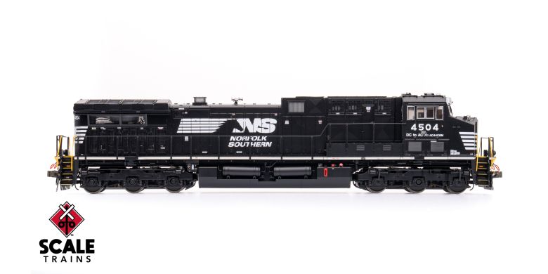 ScaleTrains SXT42474 Rivet Counter Wabtec AC44C6M, Norfolk Southern/Horsehead/Sinewave #4749 DCC & Sound HO Scale