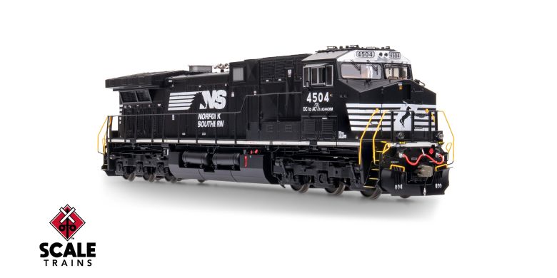 ScaleTrains SXT42474 Rivet Counter Wabtec AC44C6M, Norfolk Southern/Horsehead/Sinewave #4749 DCC & Sound HO Scale
