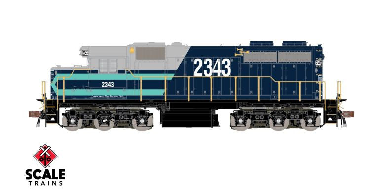 ScaleTrains SXT70081 EMD SDL39 Fepasa/Original Paint #2343 ESU LokSound DCC & Sound MUSEUM QUALITY HO Scale
