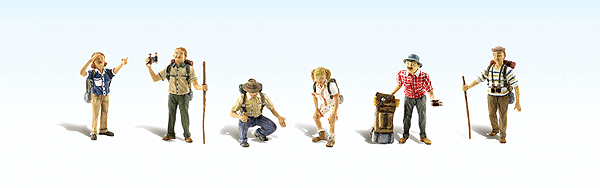 Woodland Scenics 1944 Take a Hike - Scenic Accents(R) -- pkg(6) HO Scale