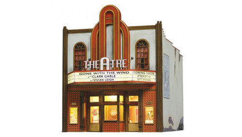 Woodland Scenics 4944 Theatre w/Lights - Built & Ready Landmark Structures(R) -- Assembled - 2-1/4 x 2-3/4 x 2-13/16"  5.7 x 7 x 7.1cm N Scale
