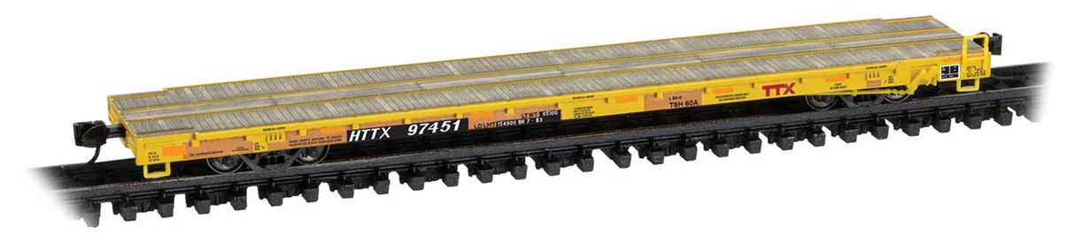 Image for 489-13400032 60' Flatcar TTX #97451