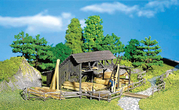 Faller 130288 Timber Yard -- 5-1/8 x 3-1/2