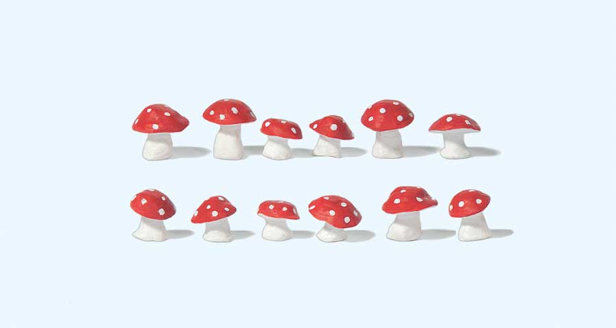 Image for 590-45241 Toadstools Red-Wht 12/