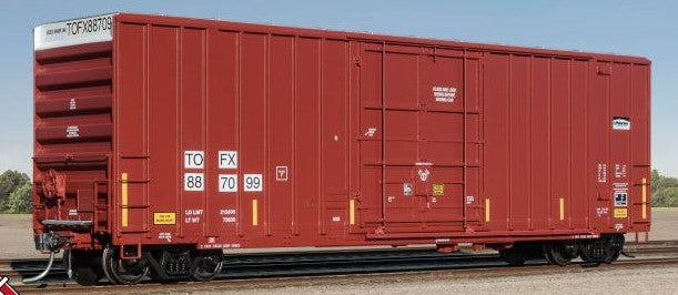 Scaletrains EE1461-1 ExactRail Evolution HO Scale Gunderson 6269 High-Cube Boxcar, TOFX/ex-Illinois Central Patch/Malarkey Roofing Products #887099 HO Scale