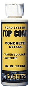 Woodland Scenics 1454 Top Coat(TM) - SubTerrain System -- Concrete 4oz 118mL A Scale