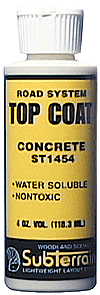 Woodland Scenics 1454 Top Coat(TM) - SubTerrain System -- Concrete 4oz  118mL A Scale