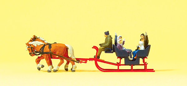 Image for 590-30420 Tourists in Sleigh