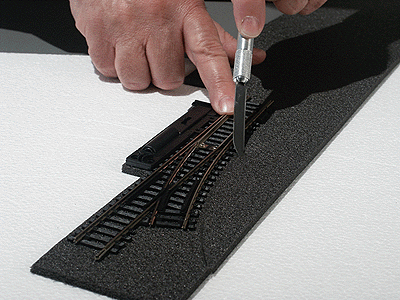 Woodland Scenics 1470 Track-Bed Roadbed Material -- 5 x 24 x 3/16" 12.7 x 61 x .5cm pkg(6) HO Scale