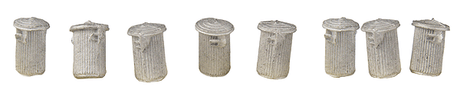Image for 716-20049 Trash Cans w/Lids 8/