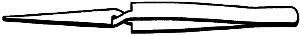 Image for 795-37549 Tweezers Cross-Lock 4.75"
