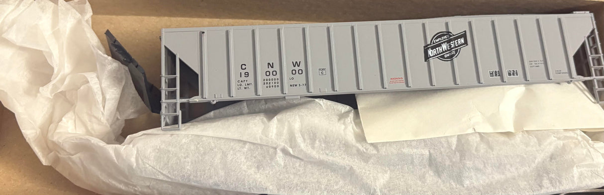 Bev-Bel 2270 54' P.S. Ribside Hopper CNW Chicago & Northwestern #190000 HO Scale
