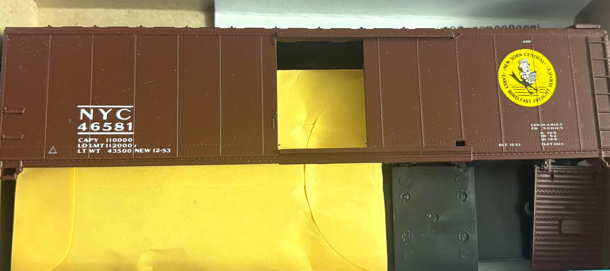 Bev-Bel 2269 50' Single-Door Boxcar NYC New York Central #46581 HO Scale