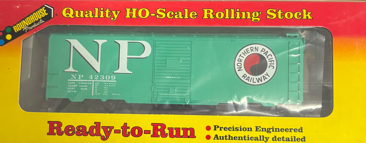 Roundhouse 20415 40' AAR Single Door Box Car NP Northern Pacific #42309 HO Scale