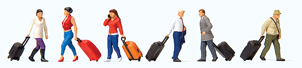 Image for 590-10640 Wlkng Trvlrs w/Suitcases