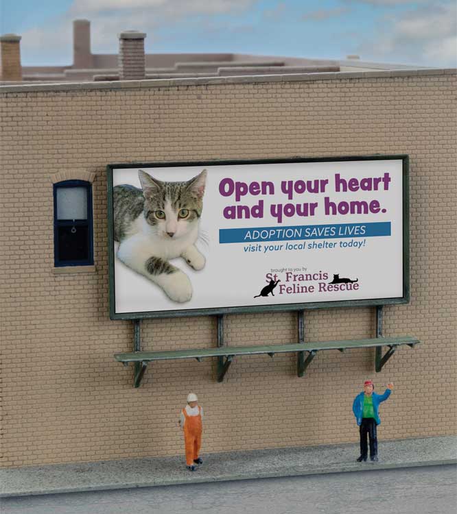 Image for 949-9020 Wall-Mounted Billboard 3/