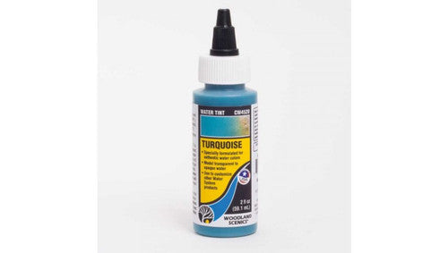 Woodland Scenics 4520 Water Tint - Water System - 2oz 59.1mL -- Turquoise A Scale