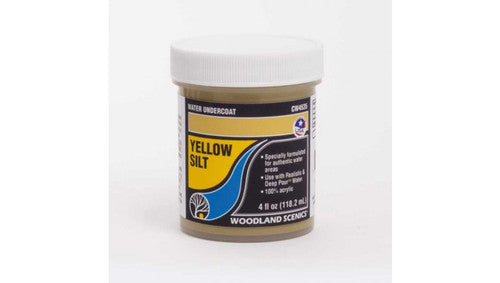 Woodland Scenics 4535 Water Undercoat - Water System - 4oz 118mL -- Yellow Silt A Scale