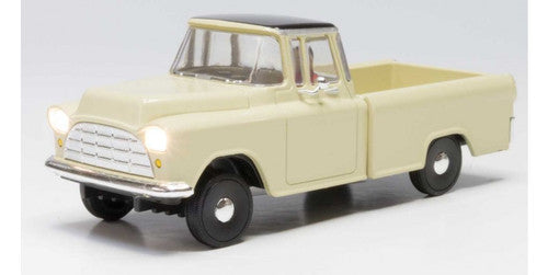 Woodland Scenics 5977 Work Truck - Just Plug(R) Lighted Vehicle -- Light Yellow O Scale
