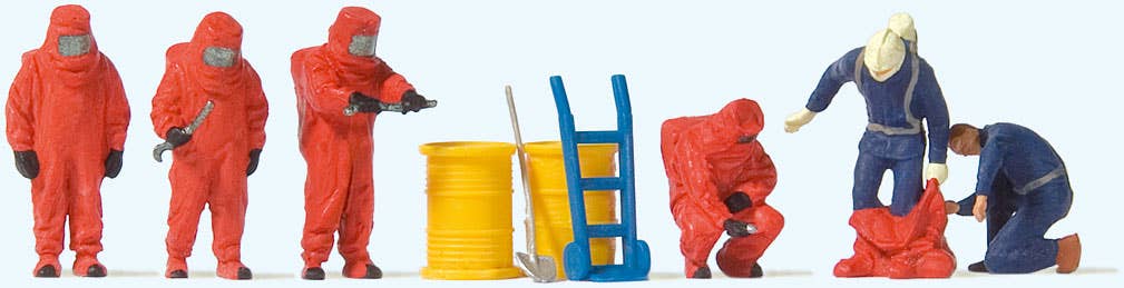 Image for 590-10730 Firemen Red Chem Suits 6/