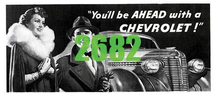 Image for 293-2682 Billboard 1938 Chevrolet