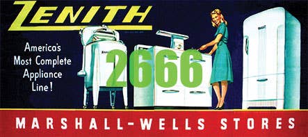 Image for 293-2666 Billboard 1940's Zenith