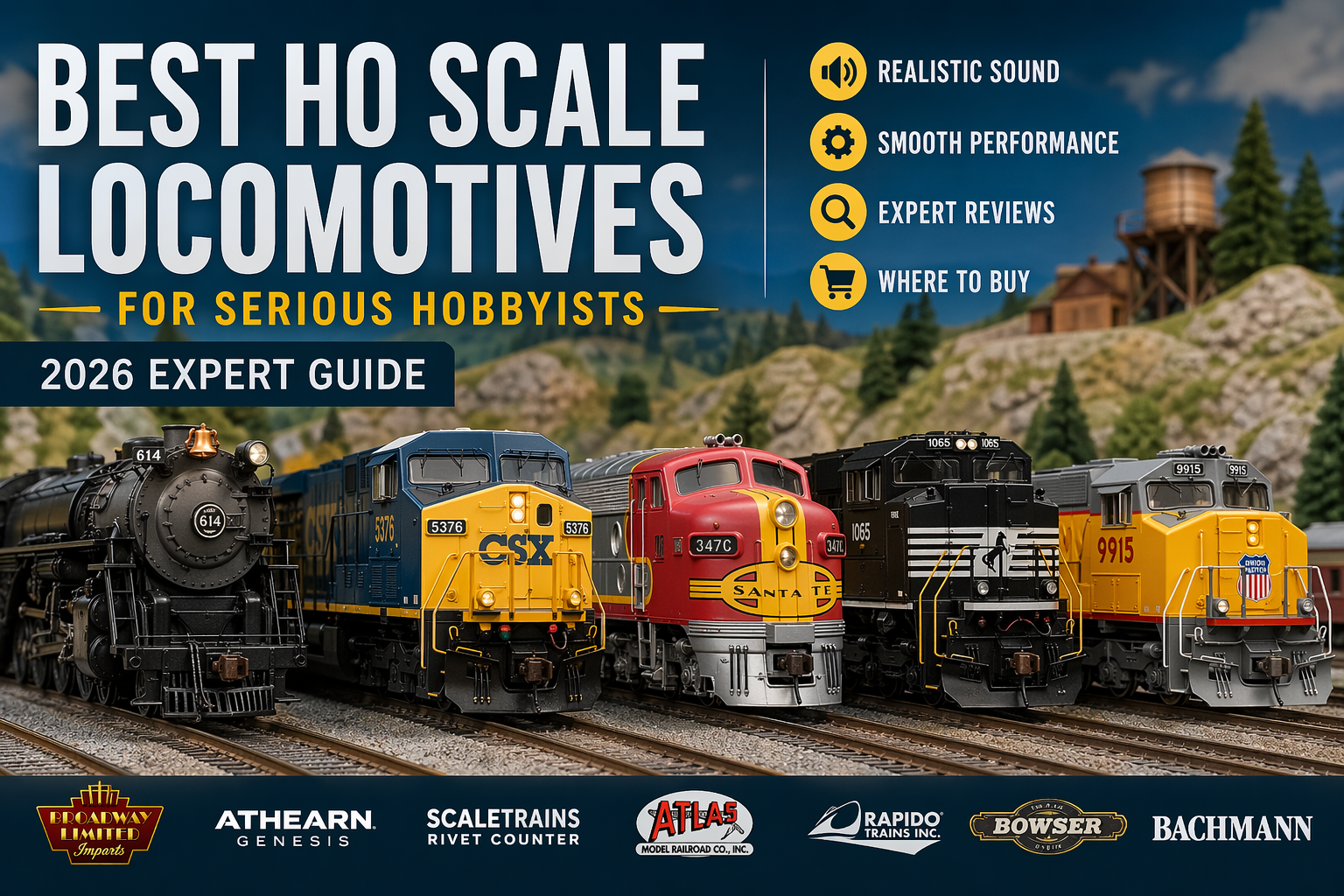 Best HO Scale Locomotives For Serious Hobbyists