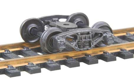 500 Kadee / Bettendorf 50-Ton Trucks Metal Fully Sprung Equalized Trucks 1 pair /  (HO Scale) Part # 380-500