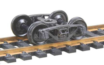 504 Kadee / A.S.F. Ride Control 50-Ton Trucks Metal Fully Sprung Equalized Trucks 1 pair /  (HO Scale) Part # 380-504