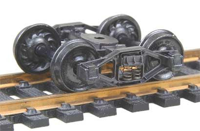 511 Kadee / Bettendorf T-Section Trucks Metal Fully Sprung Equalized Trucks 1 pair /  (HO Scale) Part # 380-511