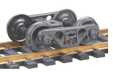 513 Kadee / A.S.F.® 100-ton Roller Bearing Trucks Metal Fully Sprung Equalized Trucks 1 pair /  (HO Scale) Part # 380-513