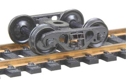 518 Kadee / Barber S-2 70-Ton Trucks Metal Fully Sprung Equalized Trucks 1 pair  (HO Scale) Part # 380-518