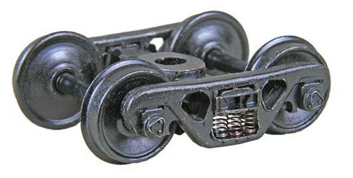 555 Kadee / A.S.F.® 100-ton Roller Bearing Trucks Metal Fully Sprung Equalized Self Centering Trucks 1 Pair /  (HO Scale) Part # 380-555