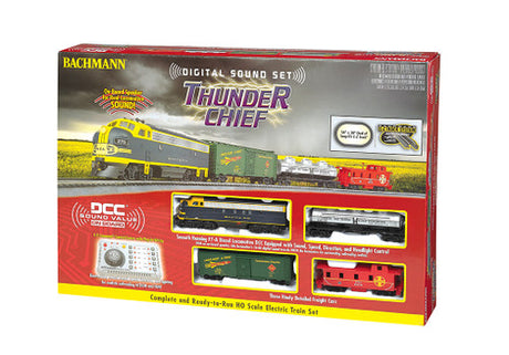 826 Bachmann / Train Set -- Thunder Chief Set DCC & Sound (SCALE=HO) Part#=160-826