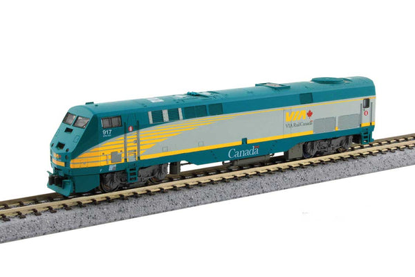 KATO/NOCH 7074065 Ge4/4 Ⅱ 652 HCD 2020 Kato 1766043DCC GE P42 Genesis - DCC -- VIA Rail Canada #917 (gray