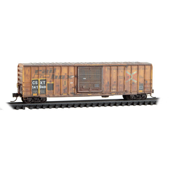 Micro-Trains 025 44 439 50' Rib Side Boxcar - CSX/ex-Railbox Rd #141948 N Scale
