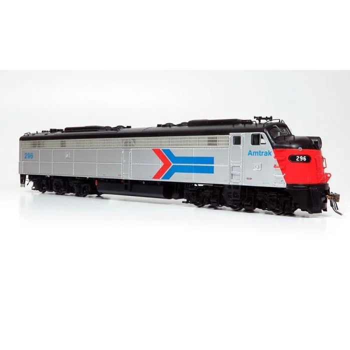 Rapido 28504 EMD E8 Amtrak #324 (Phase I; silver, red, blue, black; Arrow Logo) with DCC & Sound HO Scale